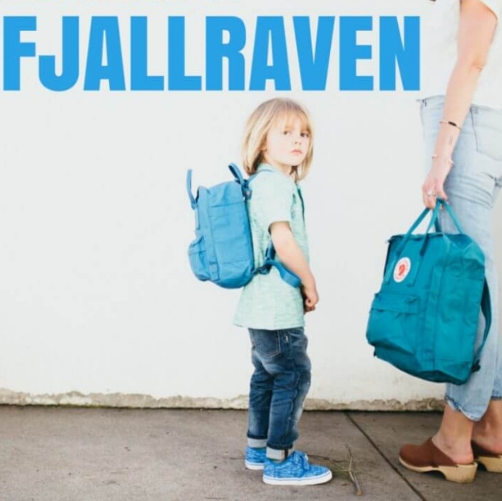 Fjallraven Blue Backpack